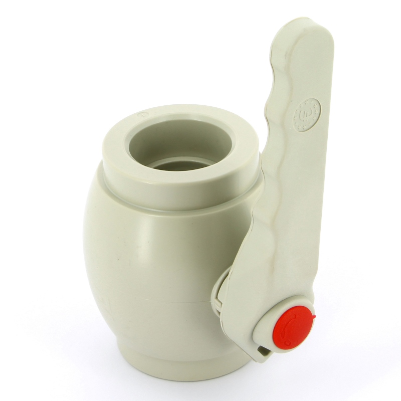 Кран шаровой сварка полипропиленовый рычаг FV-PLAST 50 301050