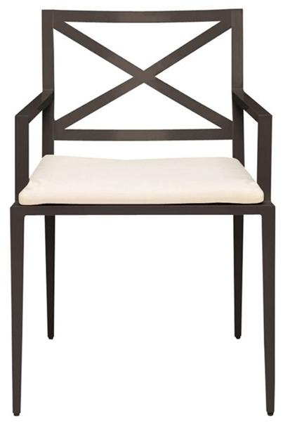 JANUS et Cie Стул из алюминия с порошковым покрытием и подлокотниками Azimuth sun-id-1361061 - Вид №1