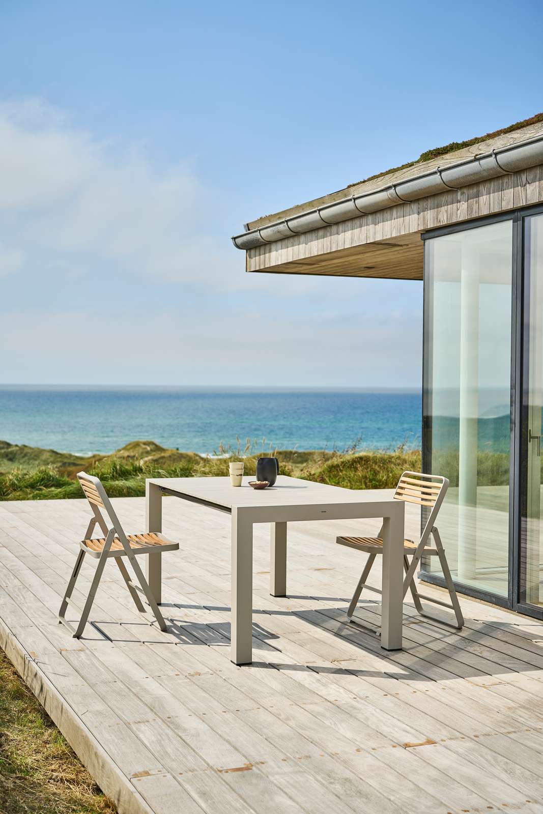 Складной стул из алюминия и бамбука с открытой спинкой Mindo Mindo 121 ARCH-00150806 - Вид №7