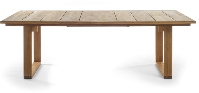 Unopiù Раздвижной прямоугольный стол из тика Ocean Cotare - Вид №2
