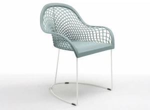 Midj Стул на санках с подлокотниками Guapa