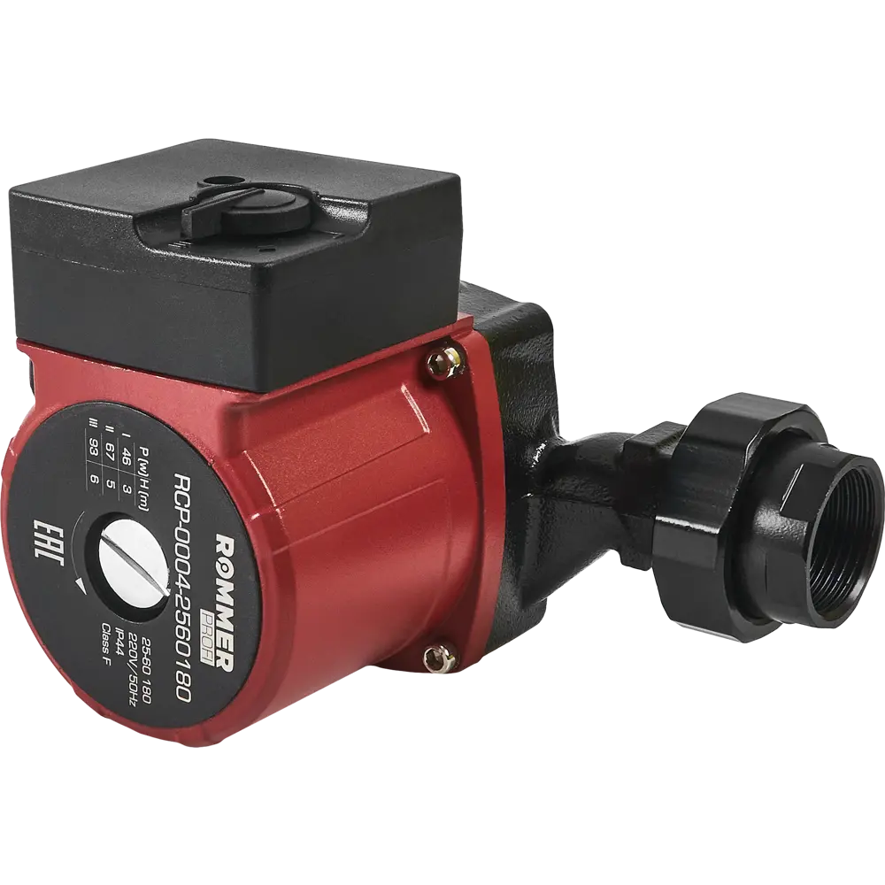 Циркуляционный насос Rommer Profi 25/6 180 мм с гайками 1 1/2" STLM-2015591 - Вид №6