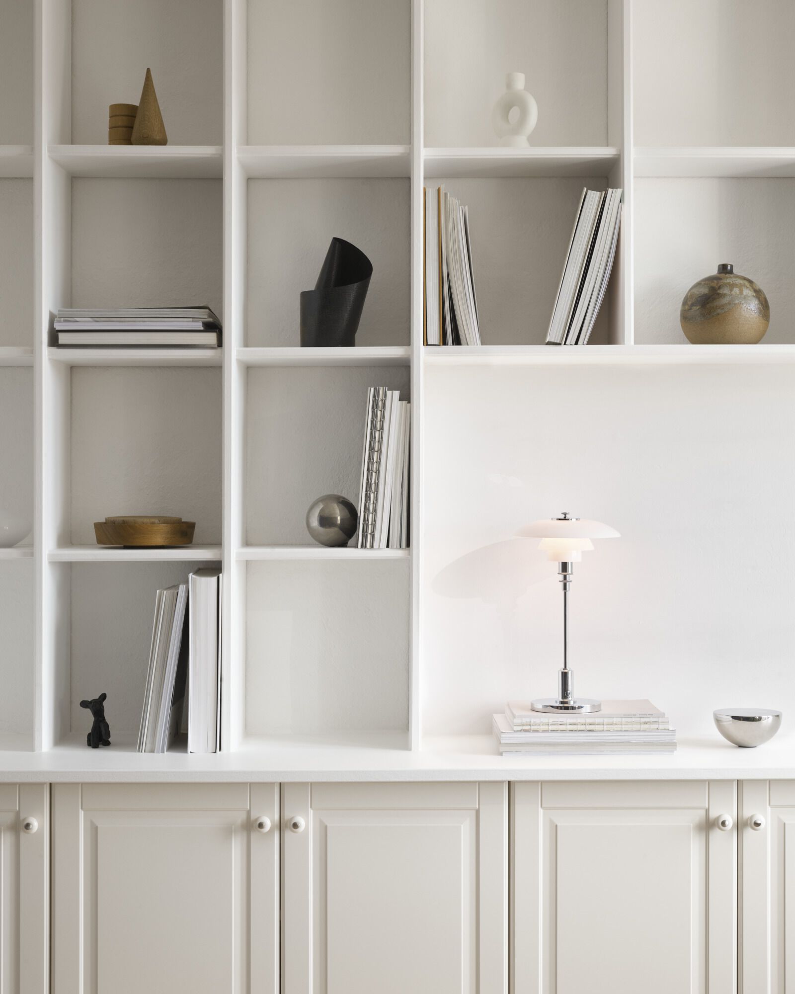 Опаловое стекло LED аккумуляторная настольная лампа Louis Poulsen PH ARCH-00041798 - Вид №7