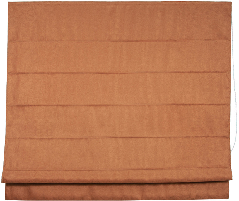 91066696 Римская штора Plain Lux 80x160 см цвет латунь STLM-0465972 ЭСКАР
