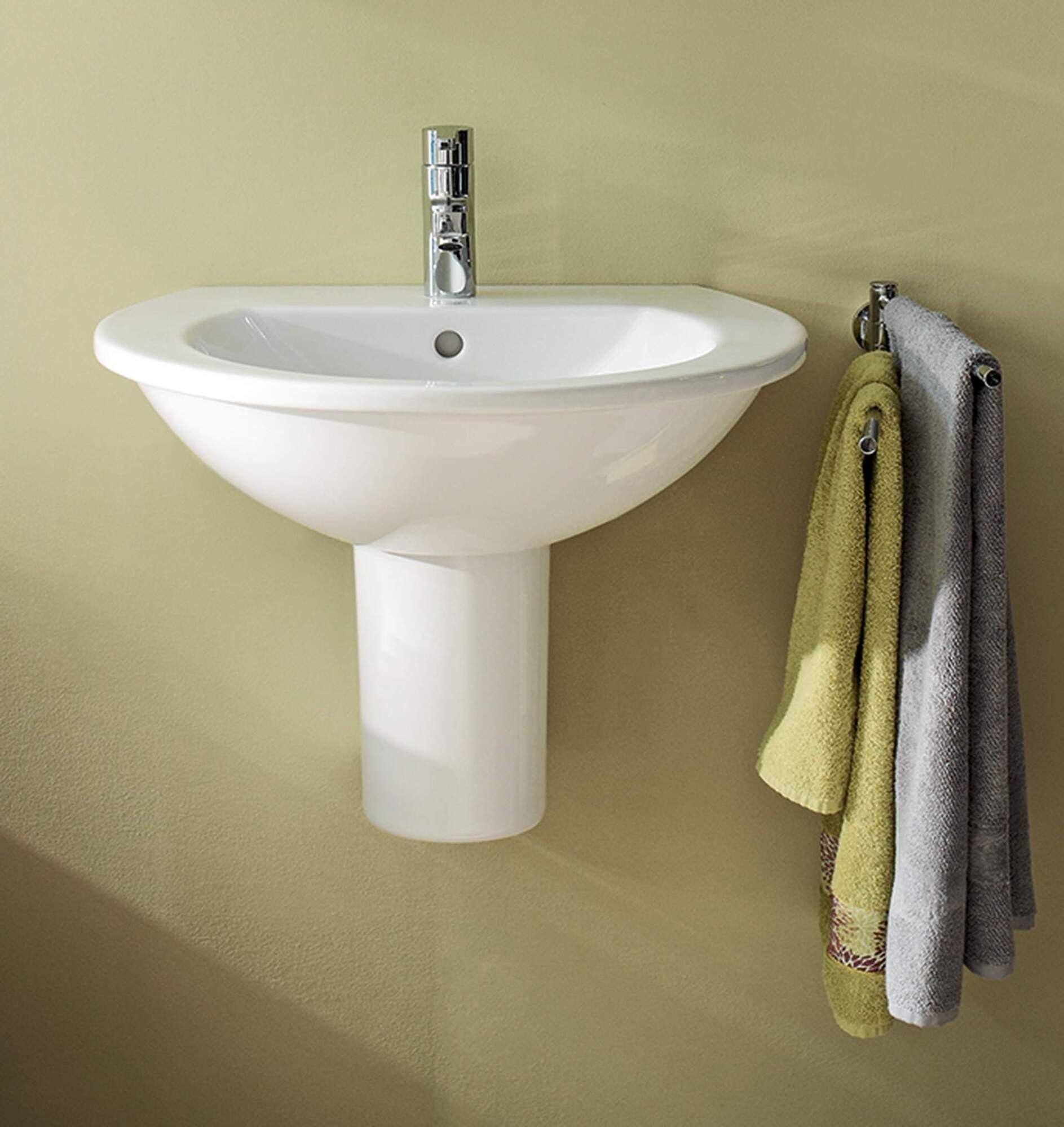 2621550000 Подвесная раковина настенная овальная Duravit Darling New - Вид №2