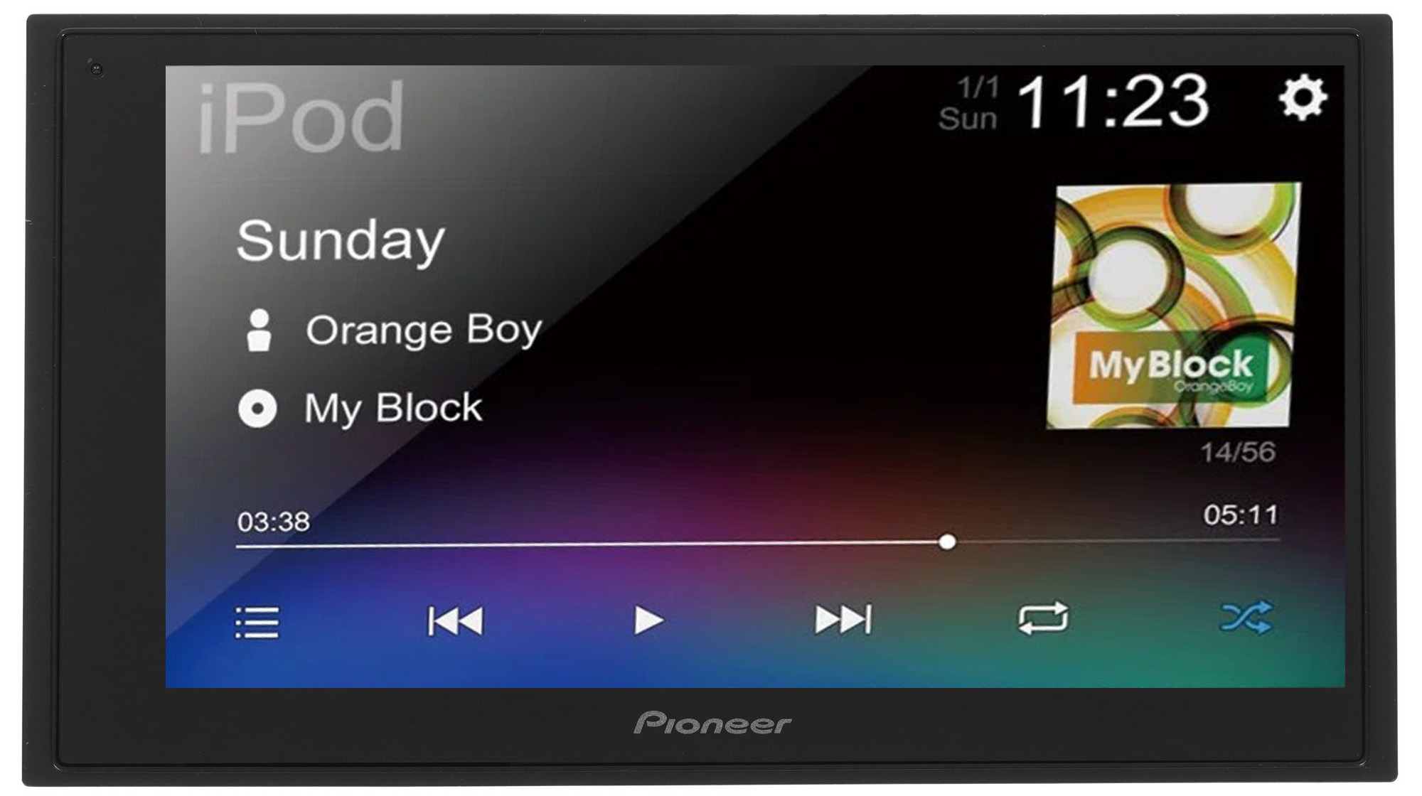 5088346 Автопроигрыватель Pioneer DMH-A345BT STDN-0069217