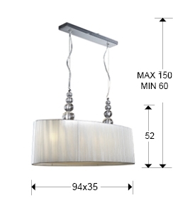 072702 Подвесной светильник 4L Schuller Mercury - Вид №1