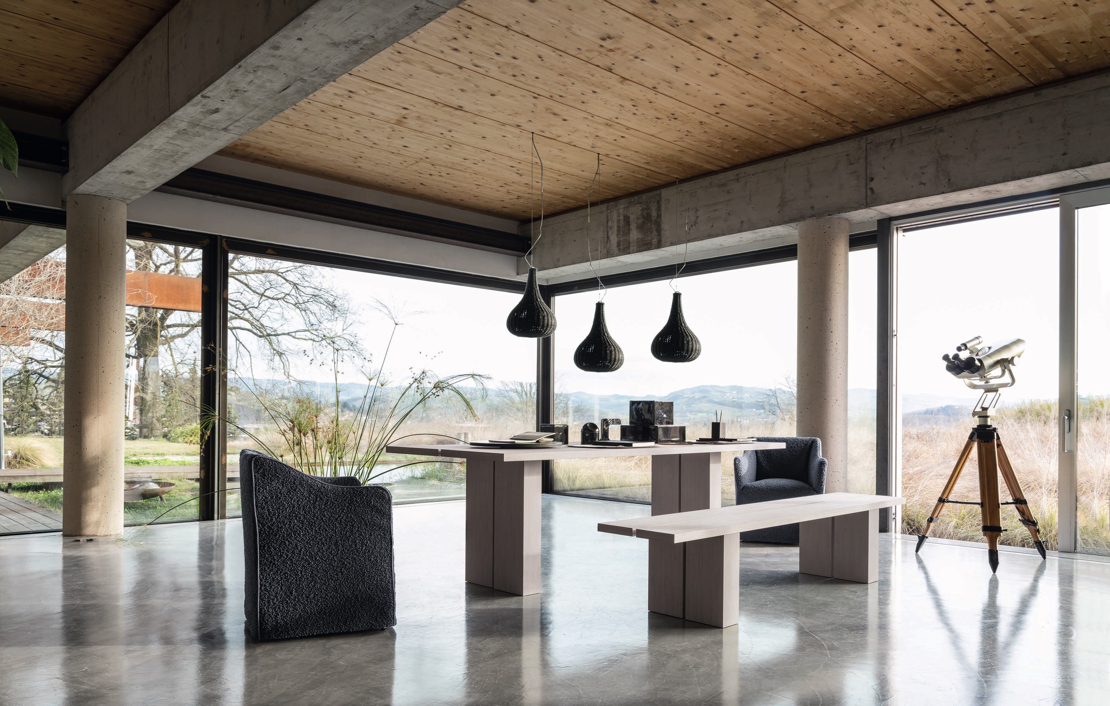 Деревянный прямоугольный стол Gervasoni яку ARCH-00044764 - Вид №5