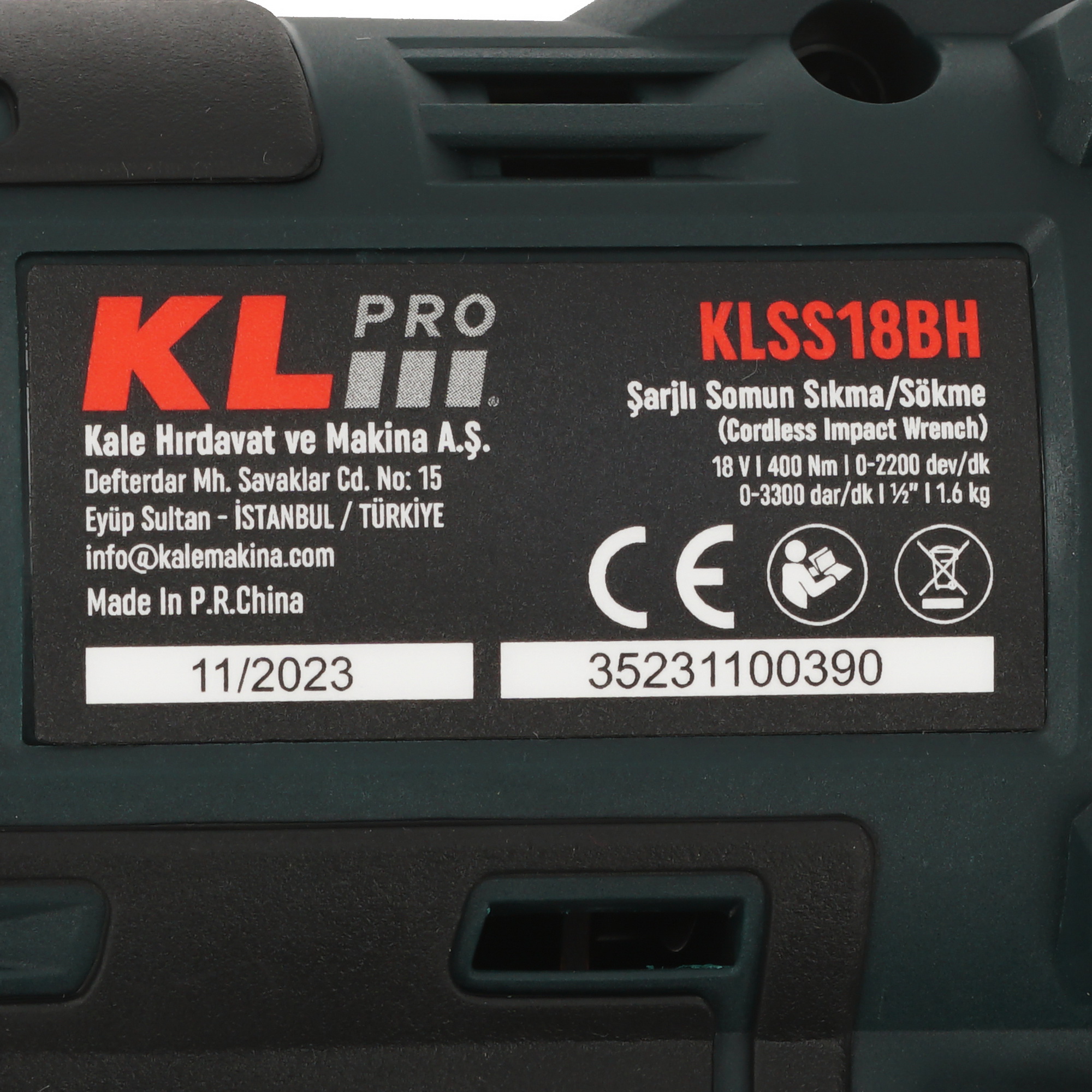 Гайковерт KLPRO KLSS18BH-50 9154029 STDN-0131238 - Вид №3