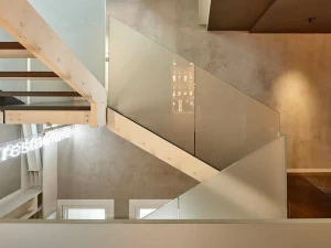 ALUVETRO Открытая лестница из стекла