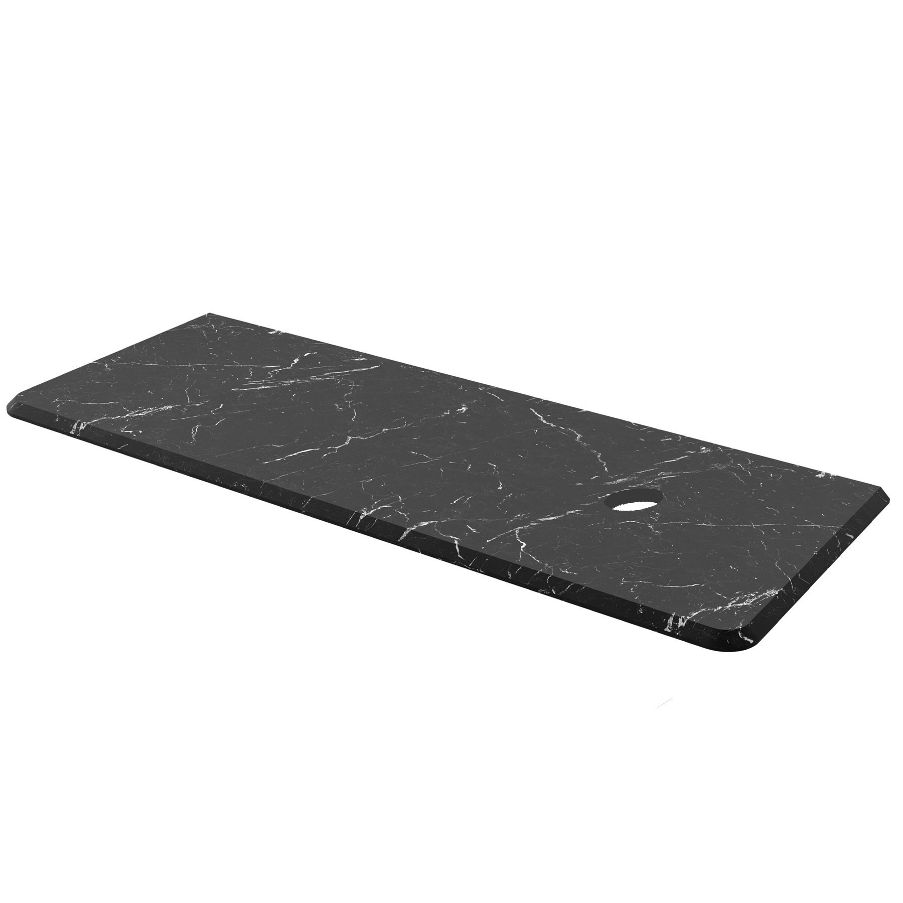 85172 SALGAR Столешница UNIIQ 1200 левая MARQUINA BLACK для верхней раковины 1210 x 22 x 460 мм 