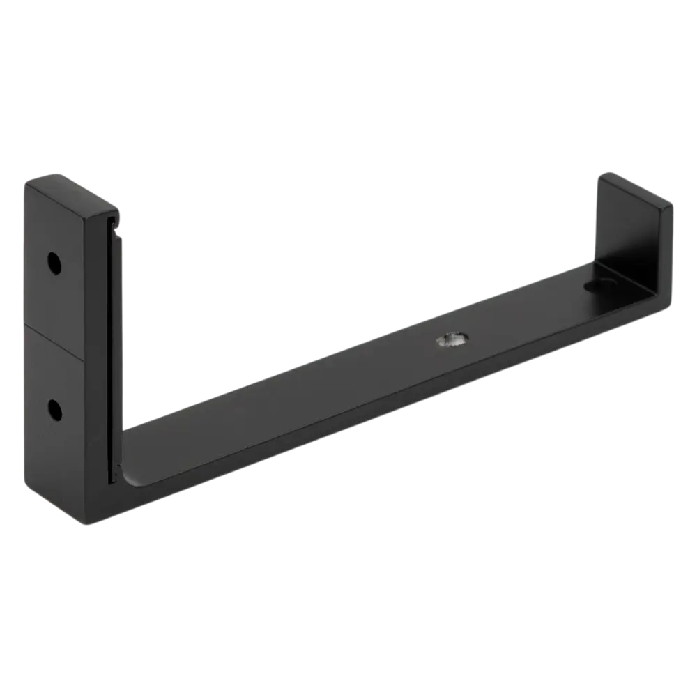 Держатель Orbis Квадро для первой штанги алюминий цвет черный 15 см STLM-2116240 - Вид №2