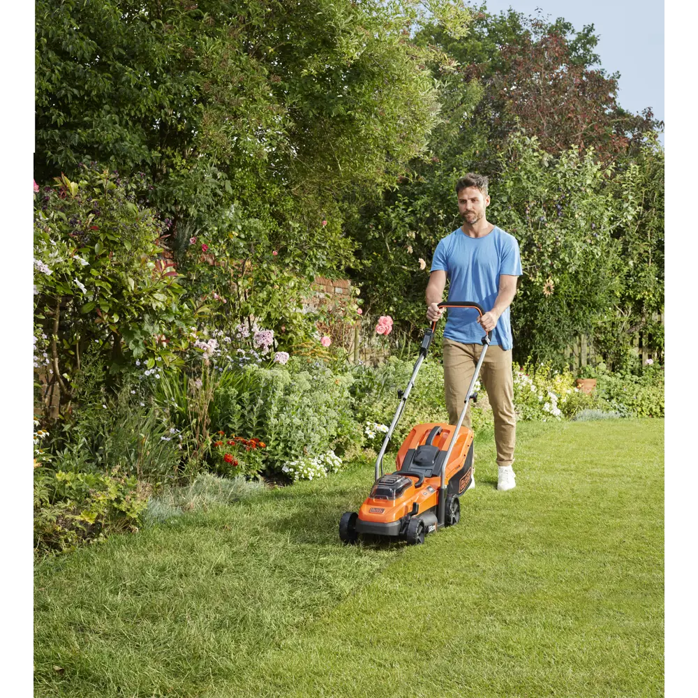 Газонокосилка аккумуляторная Black Decker 36 В 33 см 2x2.5 Ач АКБ и ЗУ входит в комплект BLACK + DECKER STLM-2076358 - Вид №5