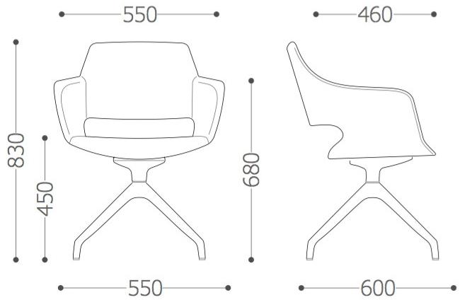 VAGHI Кресло вращающееся на козелке Wizard Wzog - Вид №2