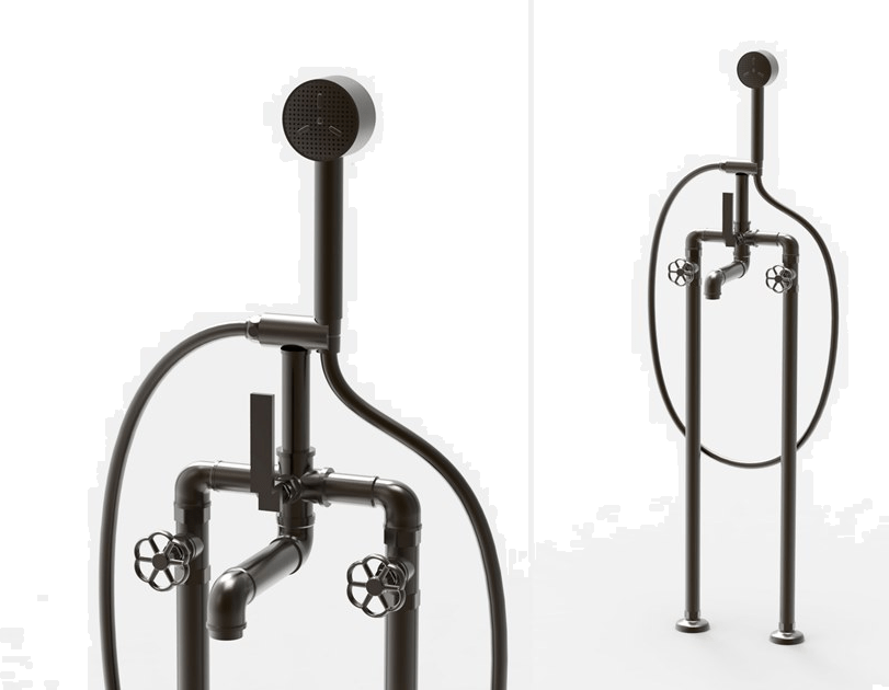 BLEU PROVENCE Отдельностоящая ванна с ручным душем Rubinetti per vasca Rvmt311 - Вид №1