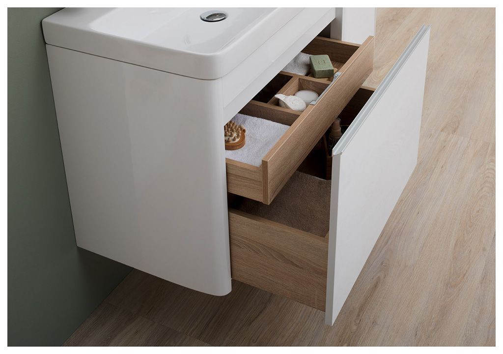 Тумба с раковиной Aquanet Вилора 80 белый 0019694500182312 - Вид №7