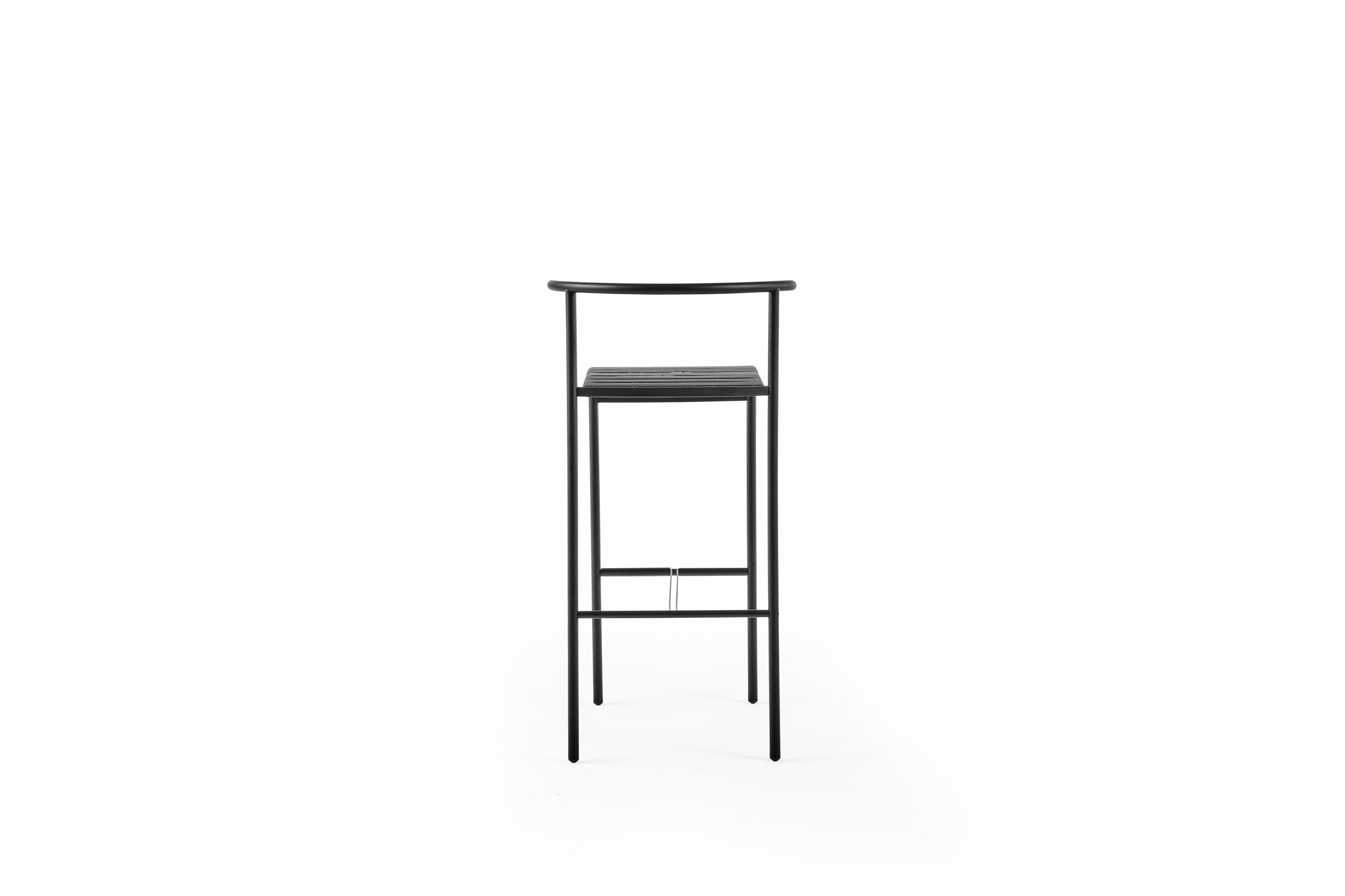 Высокий стул из стали с порошковым покрытием BALERI ITALIA Cafè Chair ARCH-00093176 - Вид №24