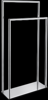 AM616 Стойка напольная, двойная, h 84 cm bagno&associati Complementi