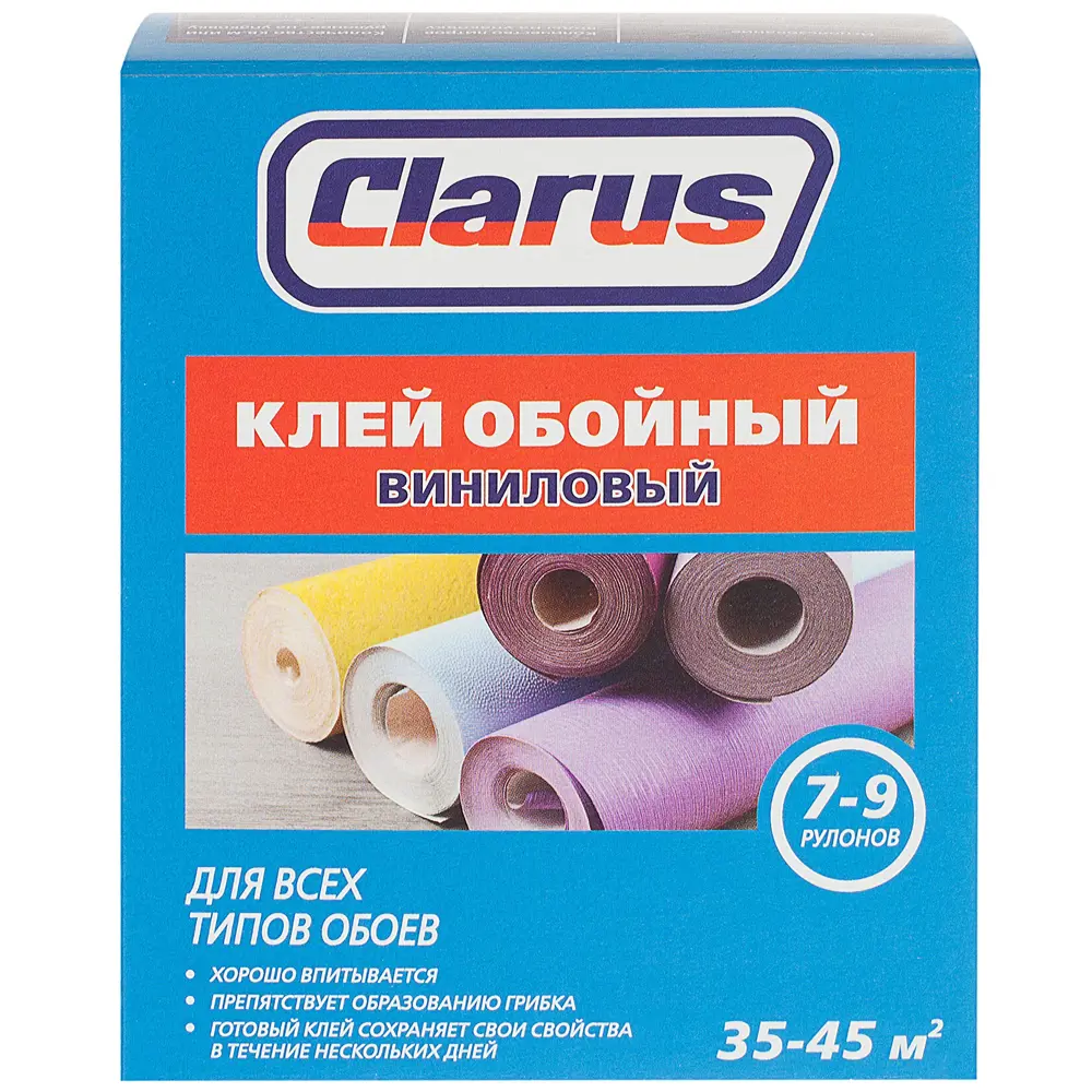 Клей для виниловых обоев Clarus 35-45 м² 18530190 STLM-2196667 