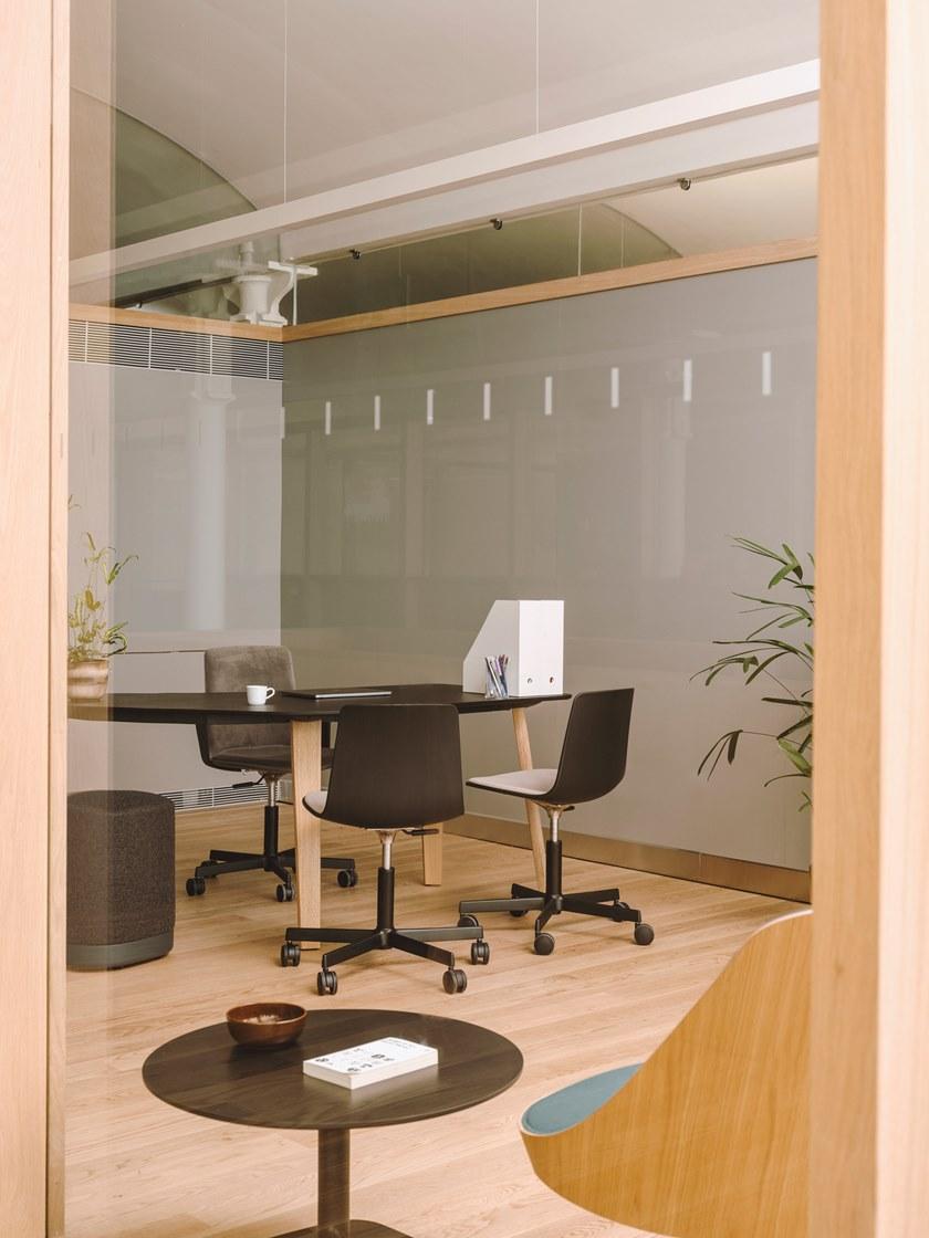 ENEA Офисный стул из ткани с 5 спицами и подлокотниками Lottus sun-id-1397454 - Вид №5