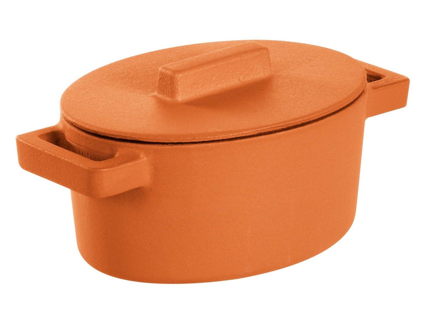 Овальная чугунная кастрюля с крышкой Sambonet Terracotto ARCH-00099909