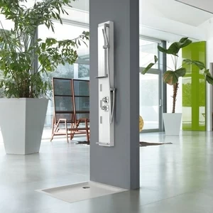 Душевая колонна термостатическая PURES 2 Novellini PURES белого цвета