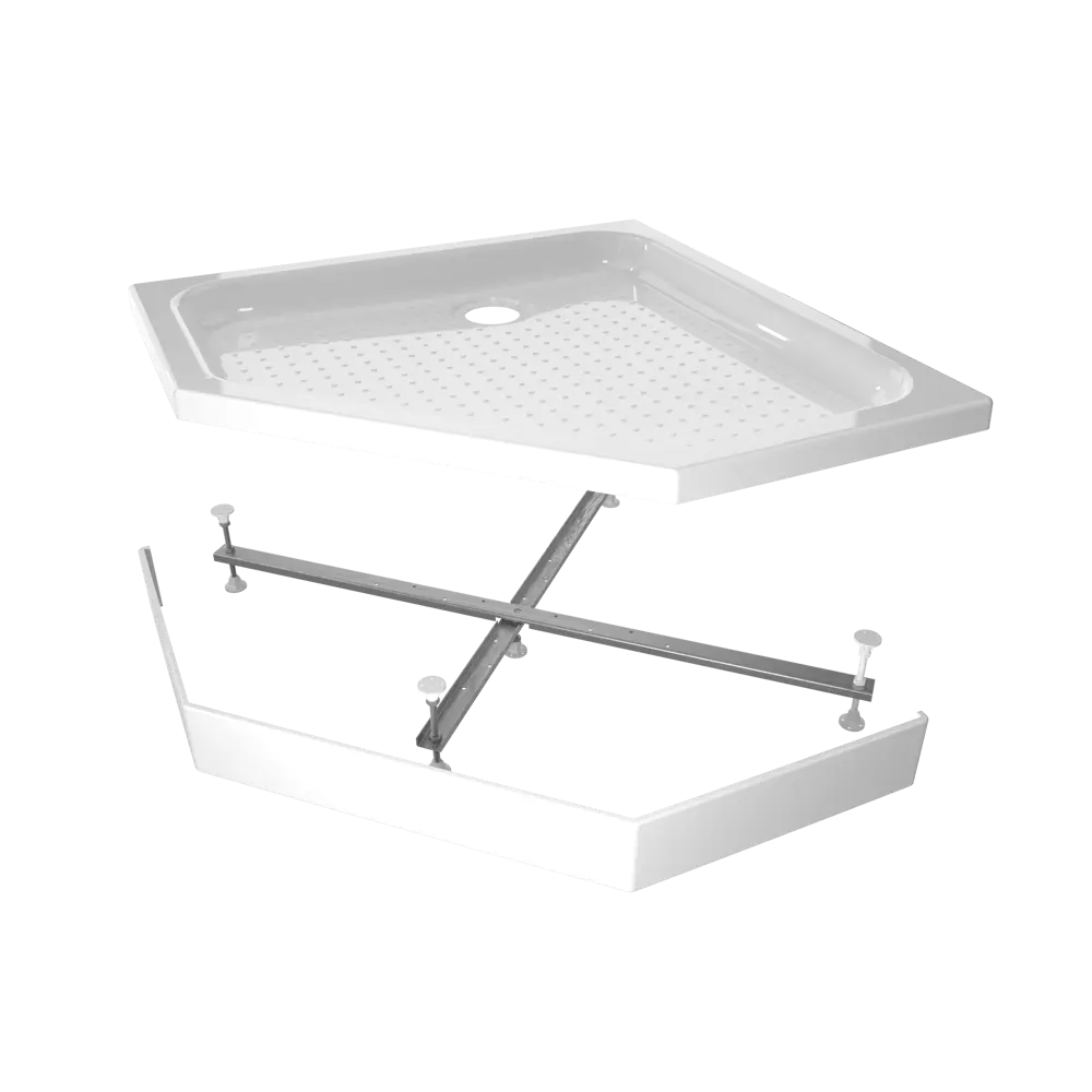 Душевой поддон Triton ПД29 пятиугольный акриловый 100x100 см ножки в комплекте STLM-2042948 - Вид №2