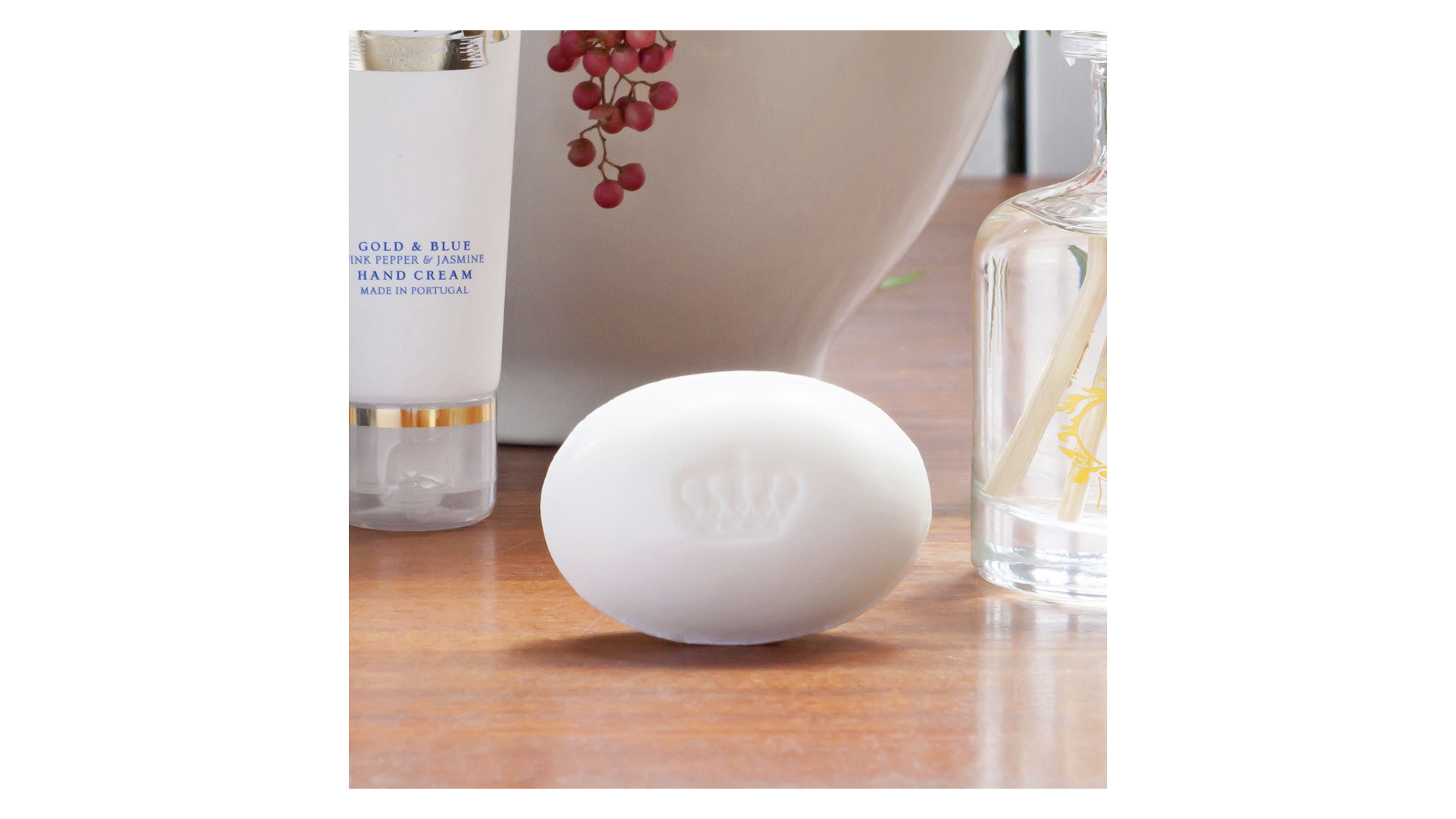 10673702 CASTELBEL Мыло ароматическое CASTELBEL Порт Кале Золотисто-синий 40г, синий Ароматическая жидкость  - Вид №3