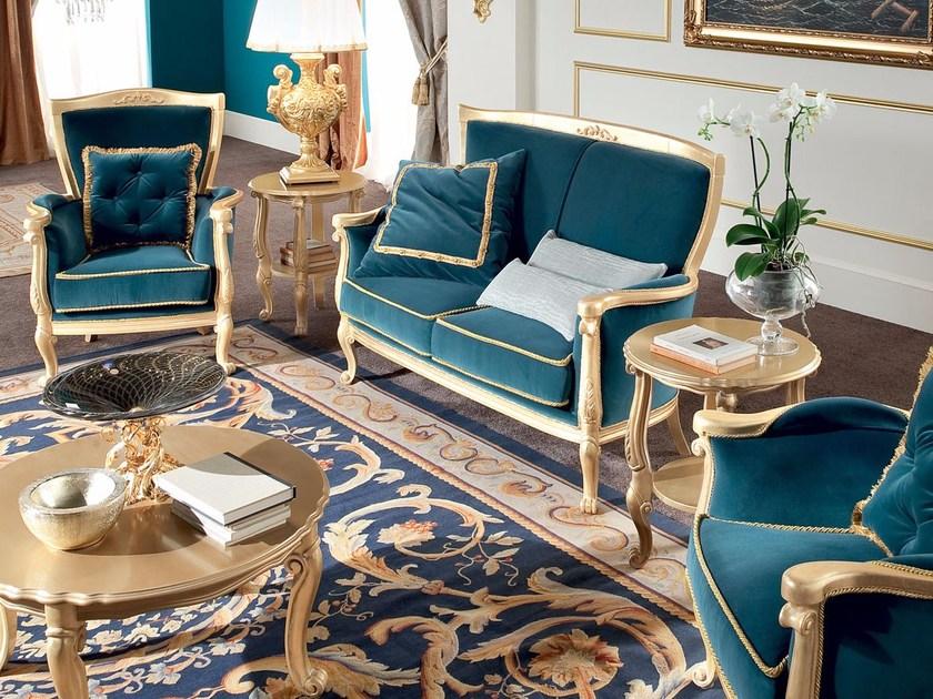 Modenese Gastone Круглый сервисный столик с журнальной стойкой Bella vita sun-id-1462115 - Вид №2