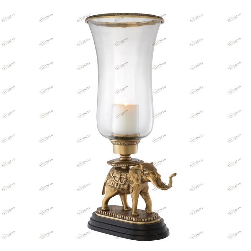 Подсвечник металлический золотистый Elephant от Eichholtz EICHHOLTZ EICHHOLTZ 060288 Золото 
