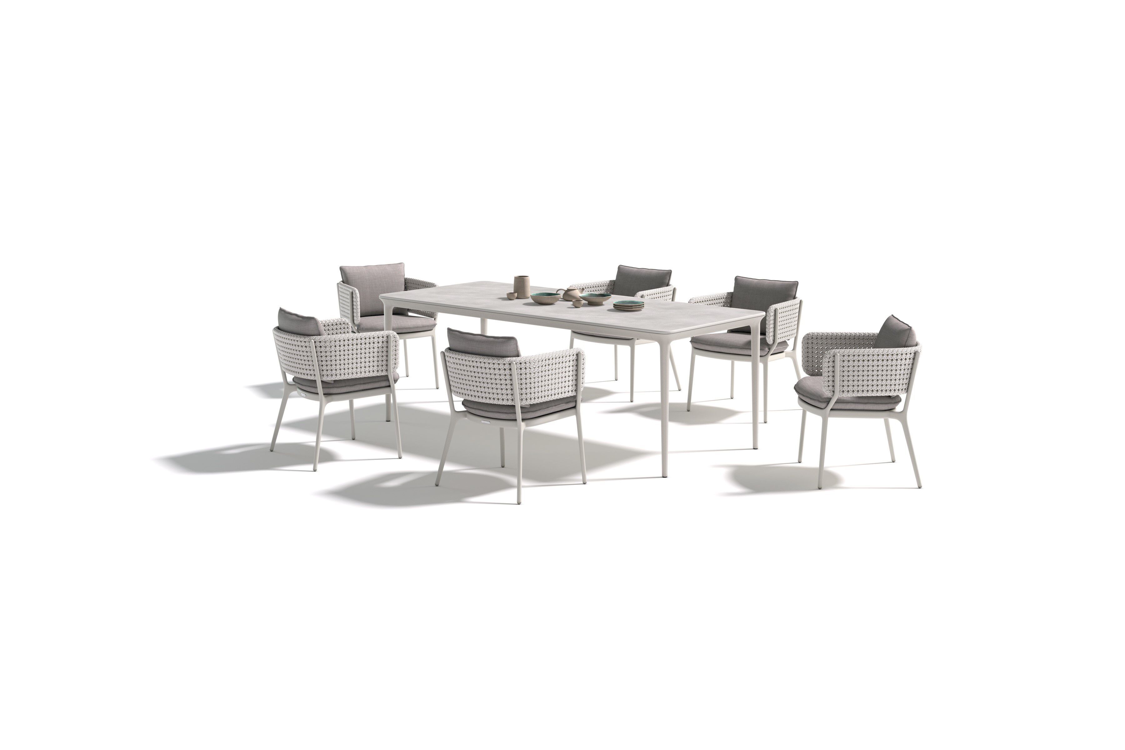 Прямоугольный садовый стол с верхней частью HPL DEDON BELLMONDE ARCH-00152107 - Вид №7