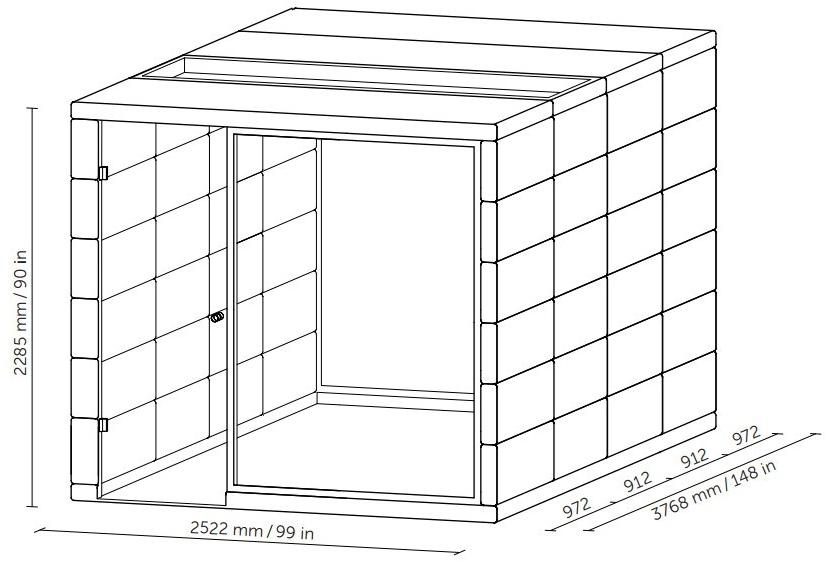 SilentLab Акустическая офисная кабина из ткани для встреч sun-id-1373343 - Вид №4