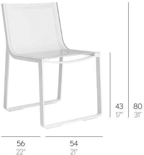 GANDIABLASCO Садовый стул Batyline® Flat textil sun-id-1379325 - Вид №3