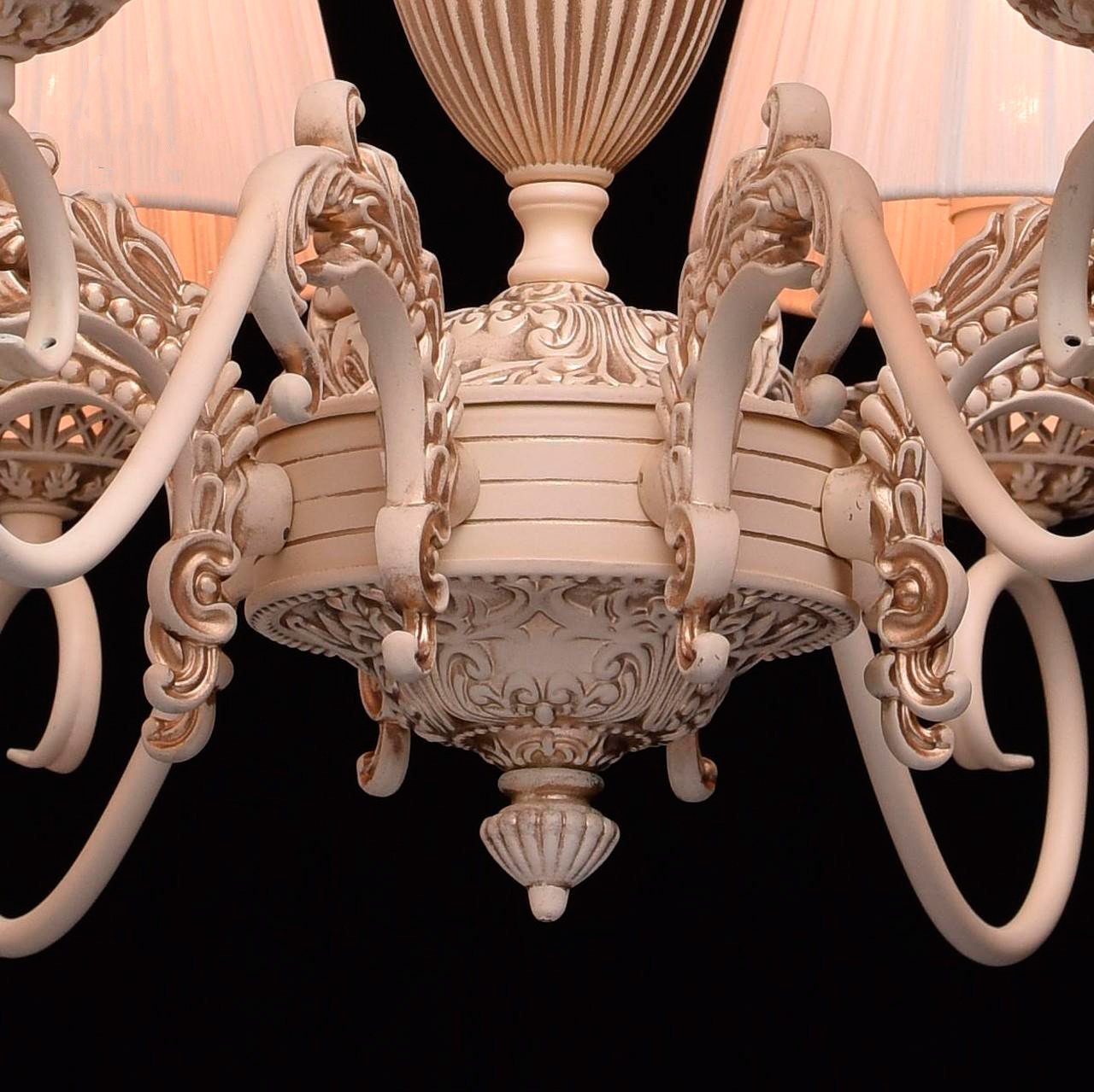 Подвесная люстра MW-Light Ариадна 14 450014208 белая MW-LIGHT ДИЗАЙНЕРСКИЕ, АРИАДНА 188196 Белый  - Вид №3