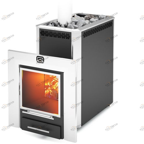 Дровяная печь для бани Теплодар Сибирь Панорама 30 ЛК 267