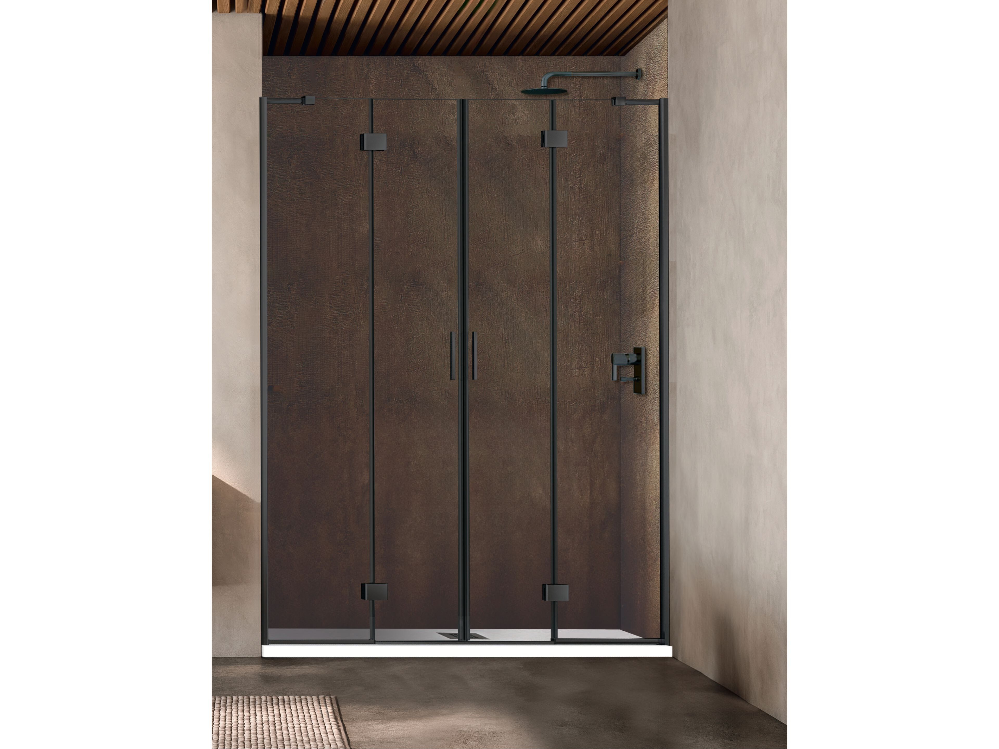 Хрустальная ниша душевая кабина с распашной дверью Metidea топ ARCH-00060878 - Вид №1