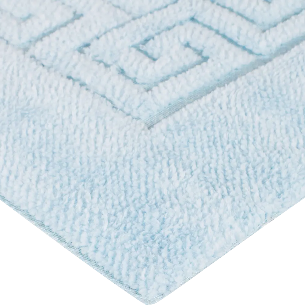 Коврик для ванной комнаты Foot 50x70 см цвет светло-голубой PRIMANOVA STLM-2144496 - Вид №1