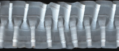 2705 Лента шторная 60 мм белый Santreyd 