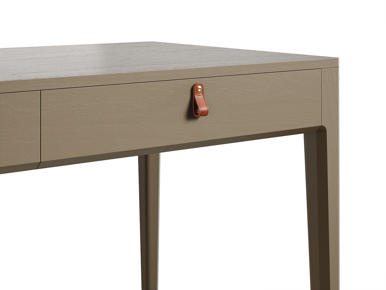 Письменный стол с ящиками бежево-серый Case THE IDEA  210617 Бежевый  - Вид №2