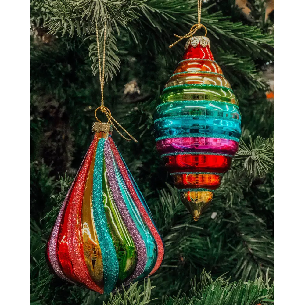 Украшение ёлочное ErichKrause Decor «Радужная сосулька», 12 см, стекло 82306307 STLM-2144259  - Вид №4