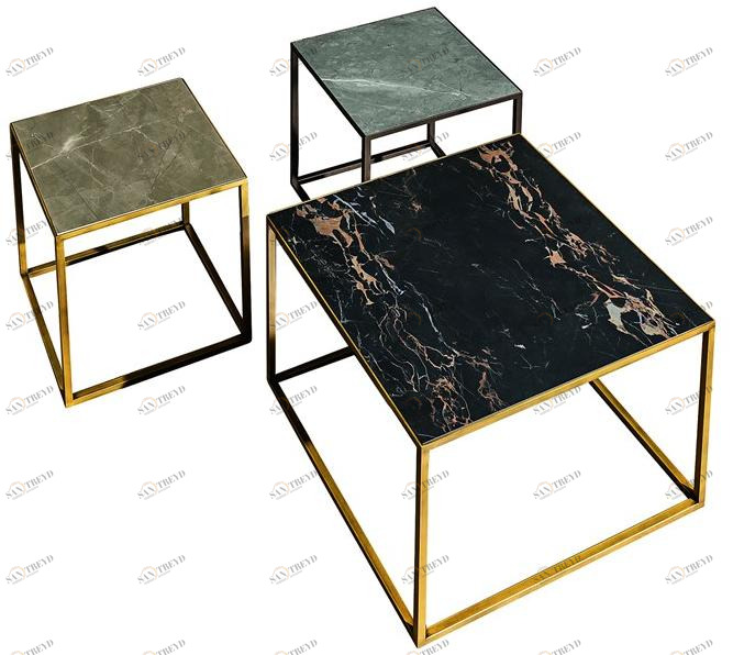 Sovet italia Низкий квадратный керамический журнальный столик Quadro sun-id-1351344