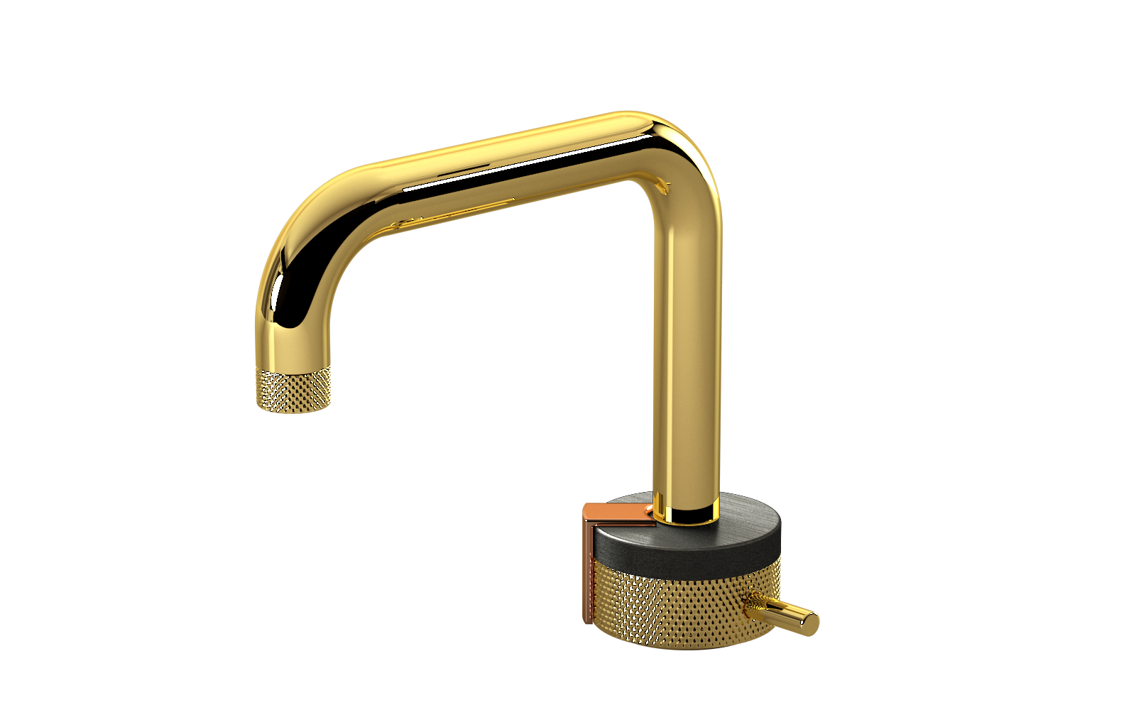 E-11500-R1BOX-L2RG-AU Однорычажный прогрессивный смеситель для раковины - излив 15,3см GRAFF MOD+