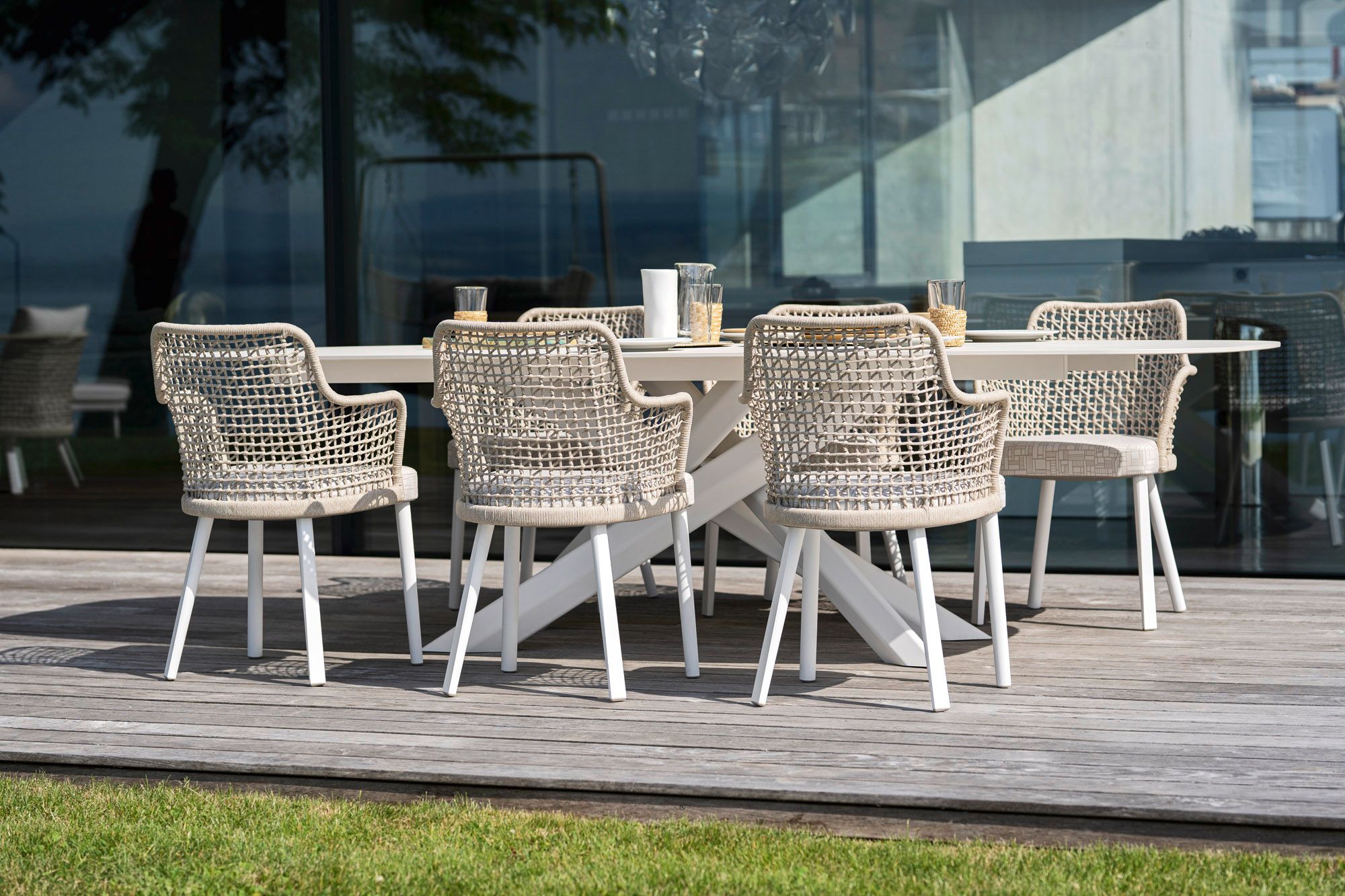 Алюминиевый стул с порошковым покрытием с подлокотниками Varaschin Эмма ARCH-00068597 - Вид №10