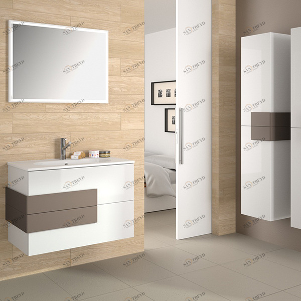 КОМПЛЕКТ МЕБЕЛИ CRONOS 100 СМ WHITE/MOCCHA MATT SALGAR 21787