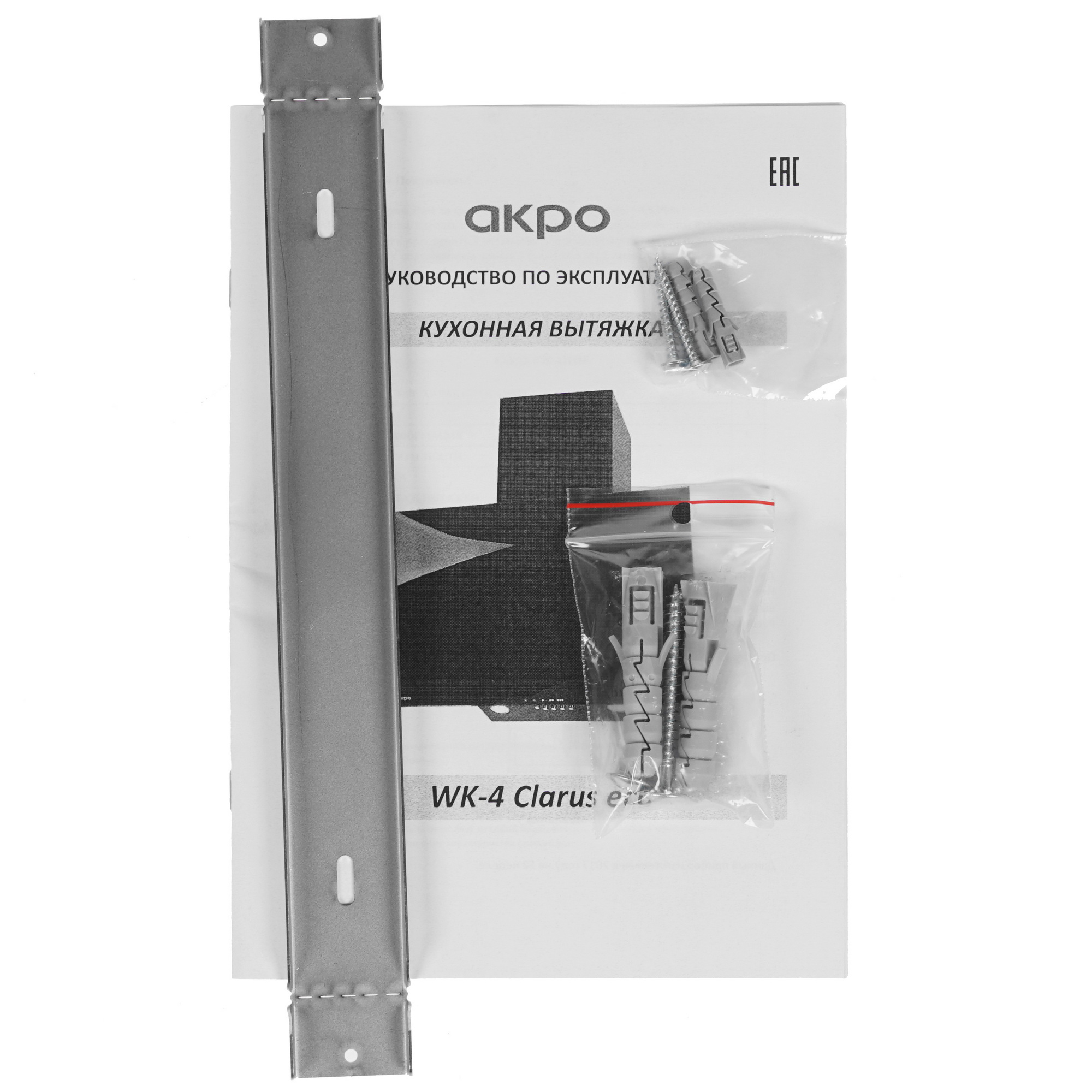 1381130 Вытяжка наклонная Akpo WK-4 Clarus eco белый STDN-0048606 - Вид №8