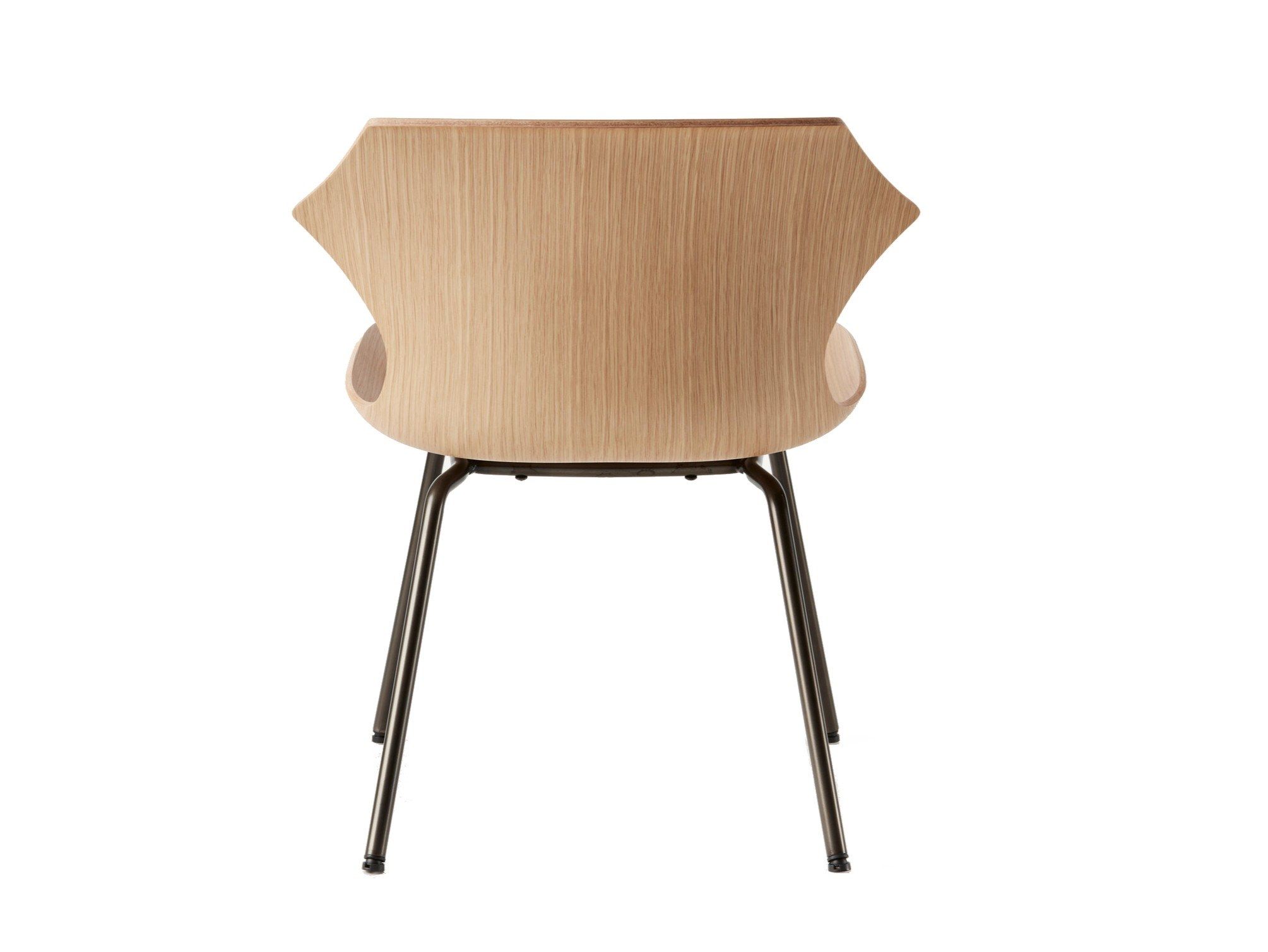 Стул из стали и дерева BassamFellows Лепесток ARCH-00151529 - Вид №5