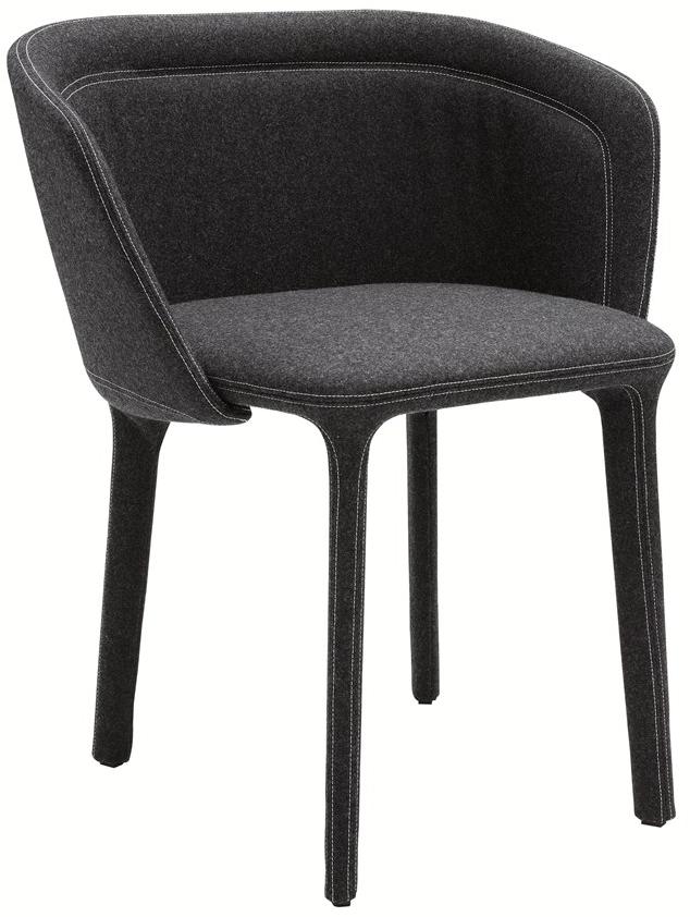 Casamania & Horm Мягкое кресло из ткани или кожи с подлокотниками Lepel sun-id-1407888 - Вид №4