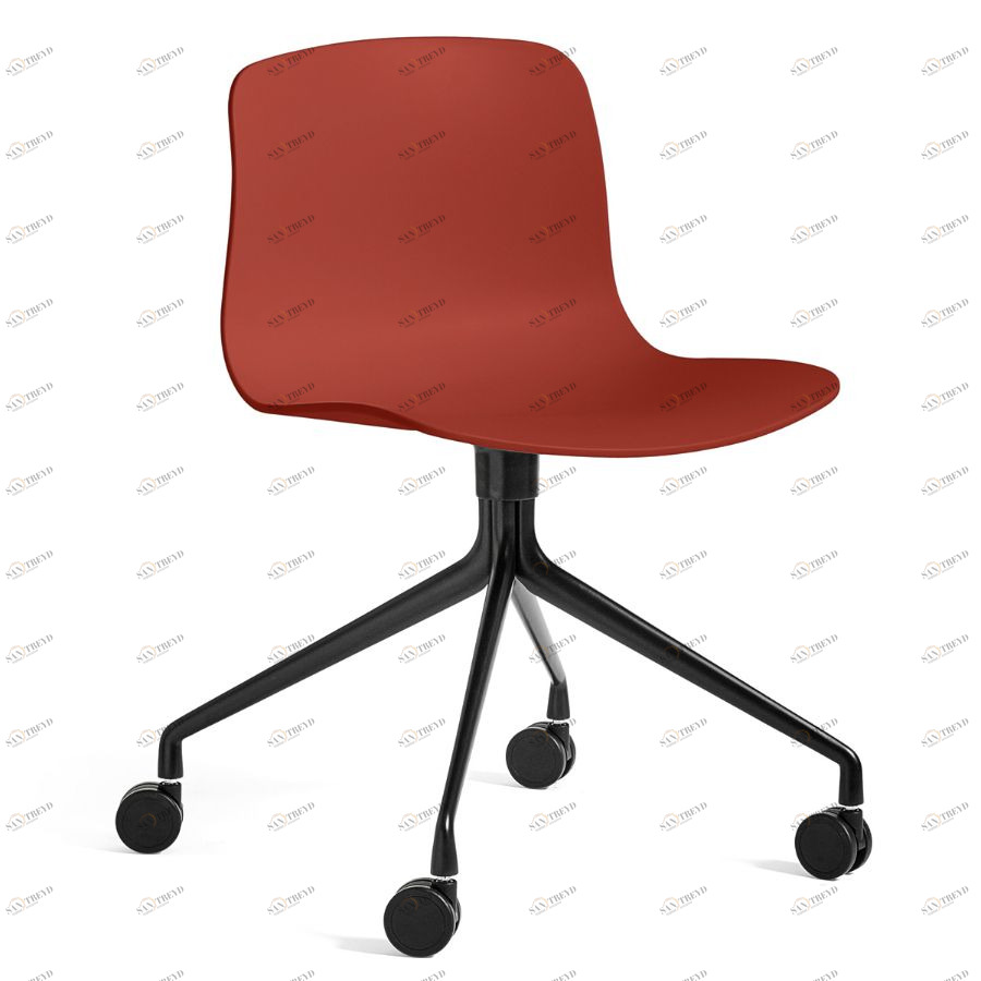 Стул AAC14, красный с черным основанием Hay 923581