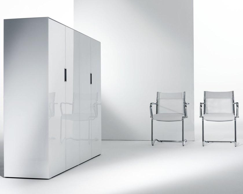 Manerba Высокий деревянный офисный блок с распашными дверями Thin box sun-id-1432309 - Вид №1