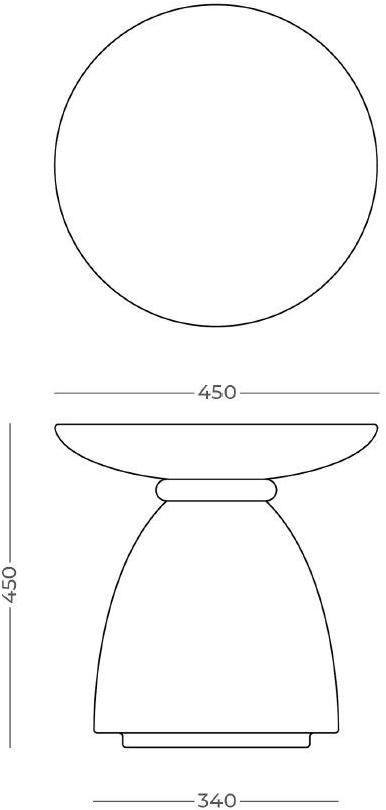 PIMAR Круглый садовый стол из камня Лечче sun-id-1436455 - Вид №7
